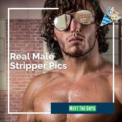  A sexy Greensboro male stripper smiiling at you